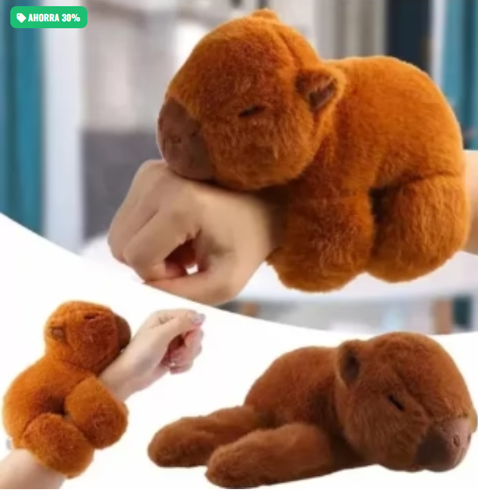 PELUCHE BRAZALETE CAPYBARA