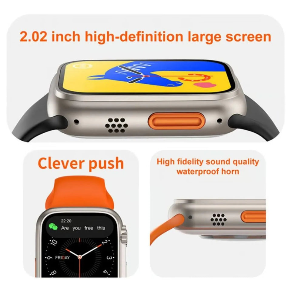 Smartwatch T900 Ultra 3 – Pantalla HD